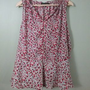 Sweet Ditsy-print Floral Blouse